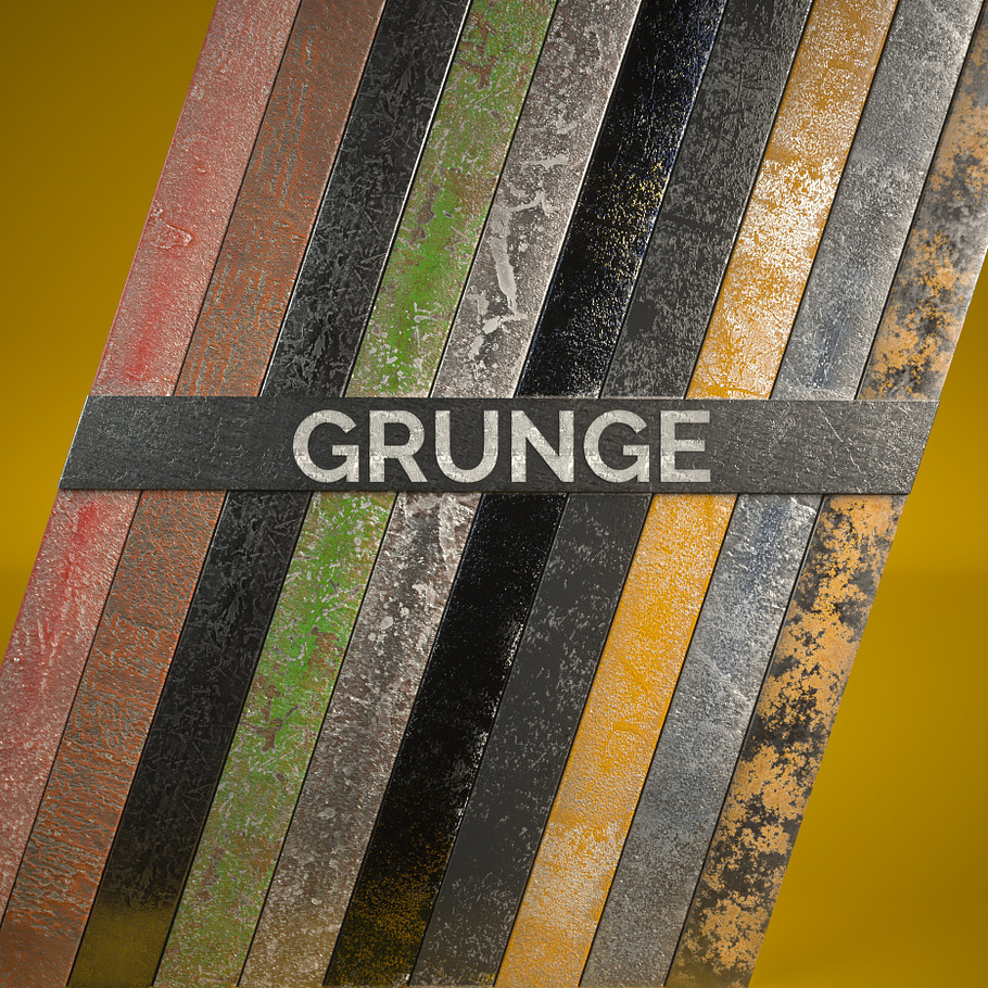 10 Grunge Metal Mats for C4D Octane in Textures & Materials - product preview 13