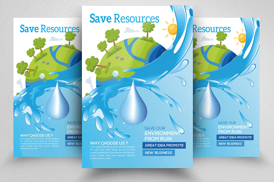 Earth Day Celebration Flyer Template