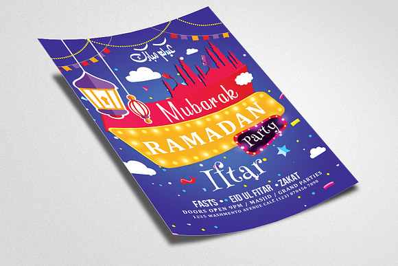 Ramadan Iftar Party Flyer Templates in Flyer Templates - product preview 1