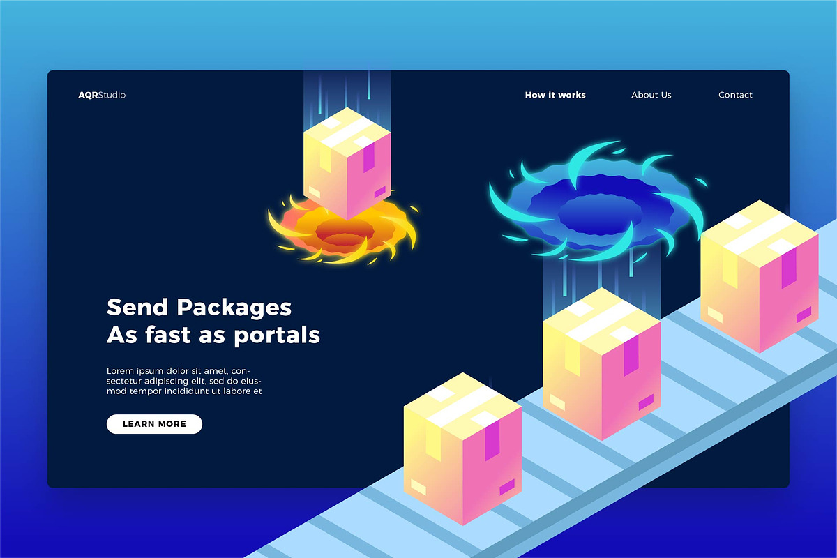 Portal Package - Banner&Landing Page in Web Elements - product preview 8