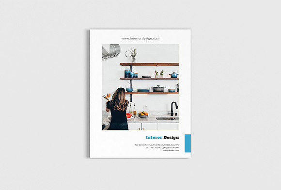 Fancy Interior Brochure in Brochure Templates - product preview 1