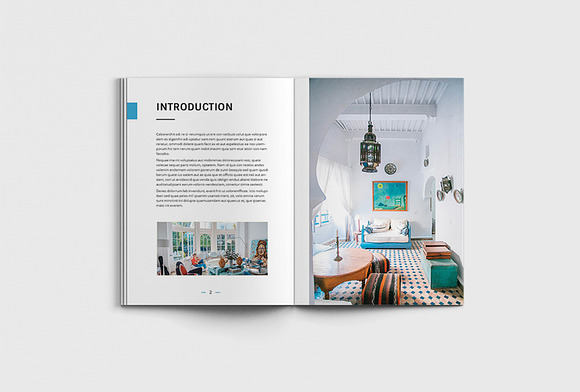 Fancy Interior Brochure in Brochure Templates - product preview 2