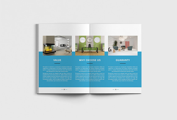 Fancy Interior Brochure in Brochure Templates - product preview 6