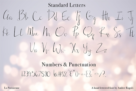 La Parisienne- A Hand Lettered Font in Script Fonts - product preview 8