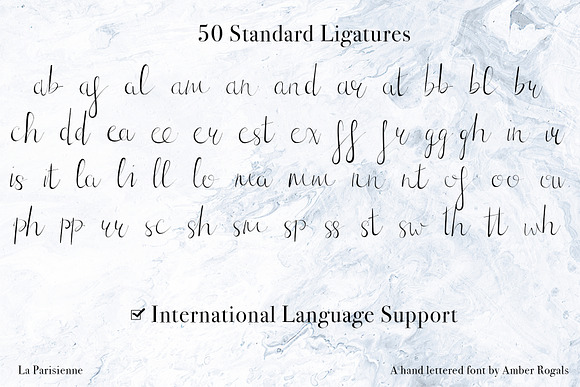 La Parisienne- A Hand Lettered Font in Script Fonts - product preview 9