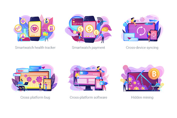Technology concept illustrations in UI Kits and Libraries - product preview 6