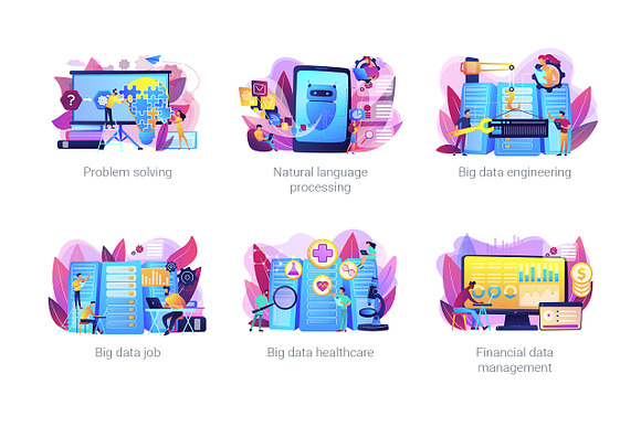Technology concept illustrations in UI Kits and Libraries - product preview 7