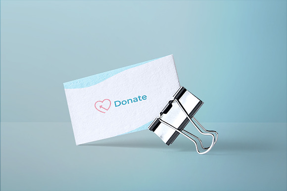 Charity Business Card in Business Card Templates - product preview 2