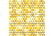ceramic yellow orange mosaic