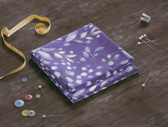 Folded Fabric Mock-up in Print Mockups - product preview 3