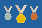 Olympic medal templates