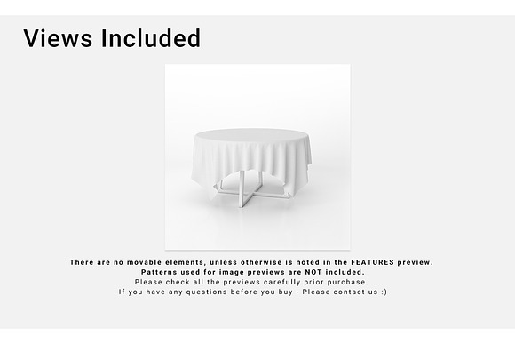 Tablecloth Mockup Set in Product Mockups - product preview 1