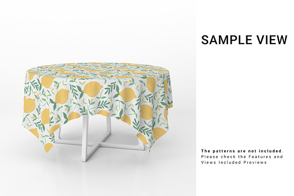 Tablecloth Mockup Set in Product Mockups - product preview 6