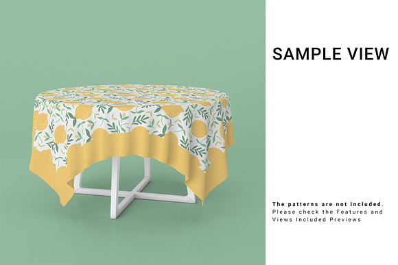 Tablecloth Mockup Set in Product Mockups - product preview 7