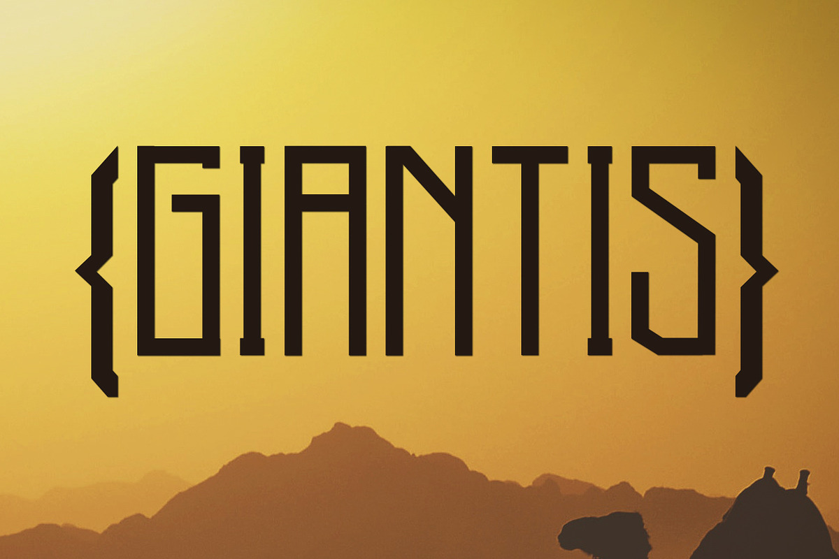 Giantis in Sans-Serif Fonts - product preview 8