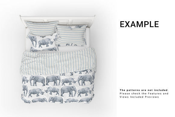Bed Linens Mockup Set in Product Mockups - product preview 9