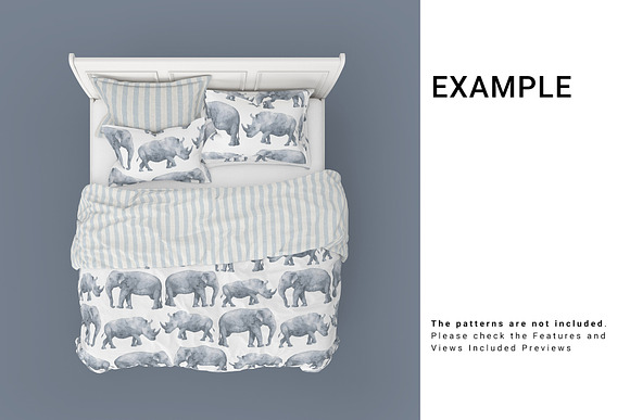 Bed Linens Mockup Set in Product Mockups - product preview 10