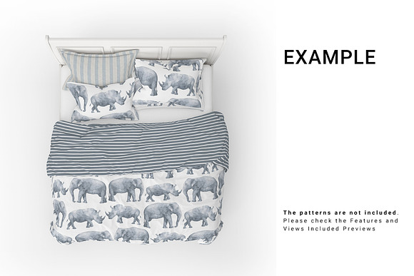 Bed Linens Mockup Set in Product Mockups - product preview 11