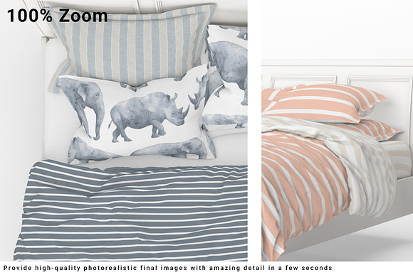 Bed Linens Mockup Set in Product Mockups - product preview 12