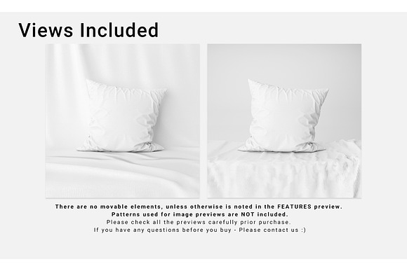 Throw Pillow and Fabric Set in Product Mockups - product preview 1