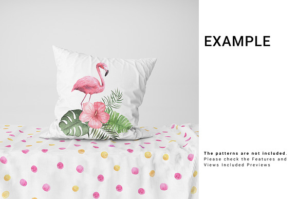 Throw Pillow and Fabric Set in Product Mockups - product preview 5