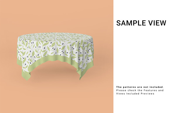 Tablecloth Set in Product Mockups - product preview 2