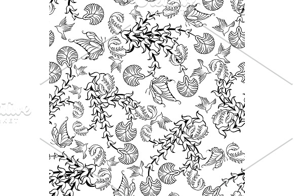 5 Seamless Floral Patterns in Patterns - product preview 3