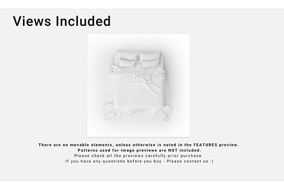 Bed Linens Mockup Set in Product Mockups - product preview 1