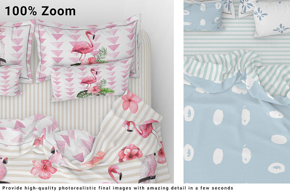 Bed Linens Mockup Set in Product Mockups - product preview 3