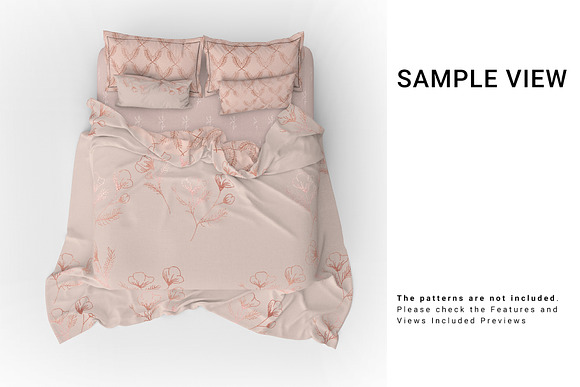 Bed Linens Mockup Set in Product Mockups - product preview 5