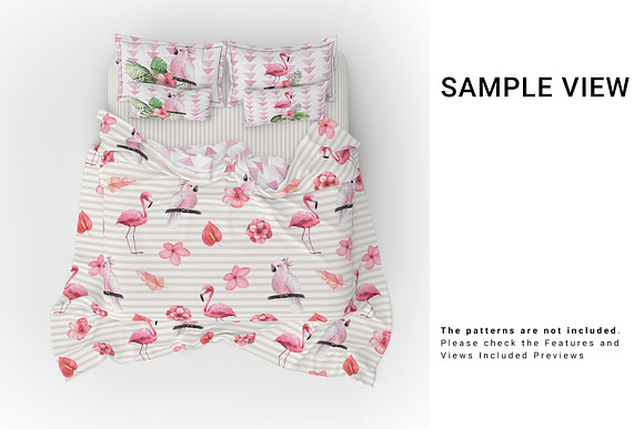 Bed Linens Mockup Set in Product Mockups - product preview 6