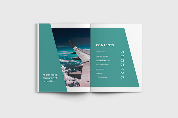 Jetcore - A4 Airlines Brochure in Brochure Templates - product preview 1
