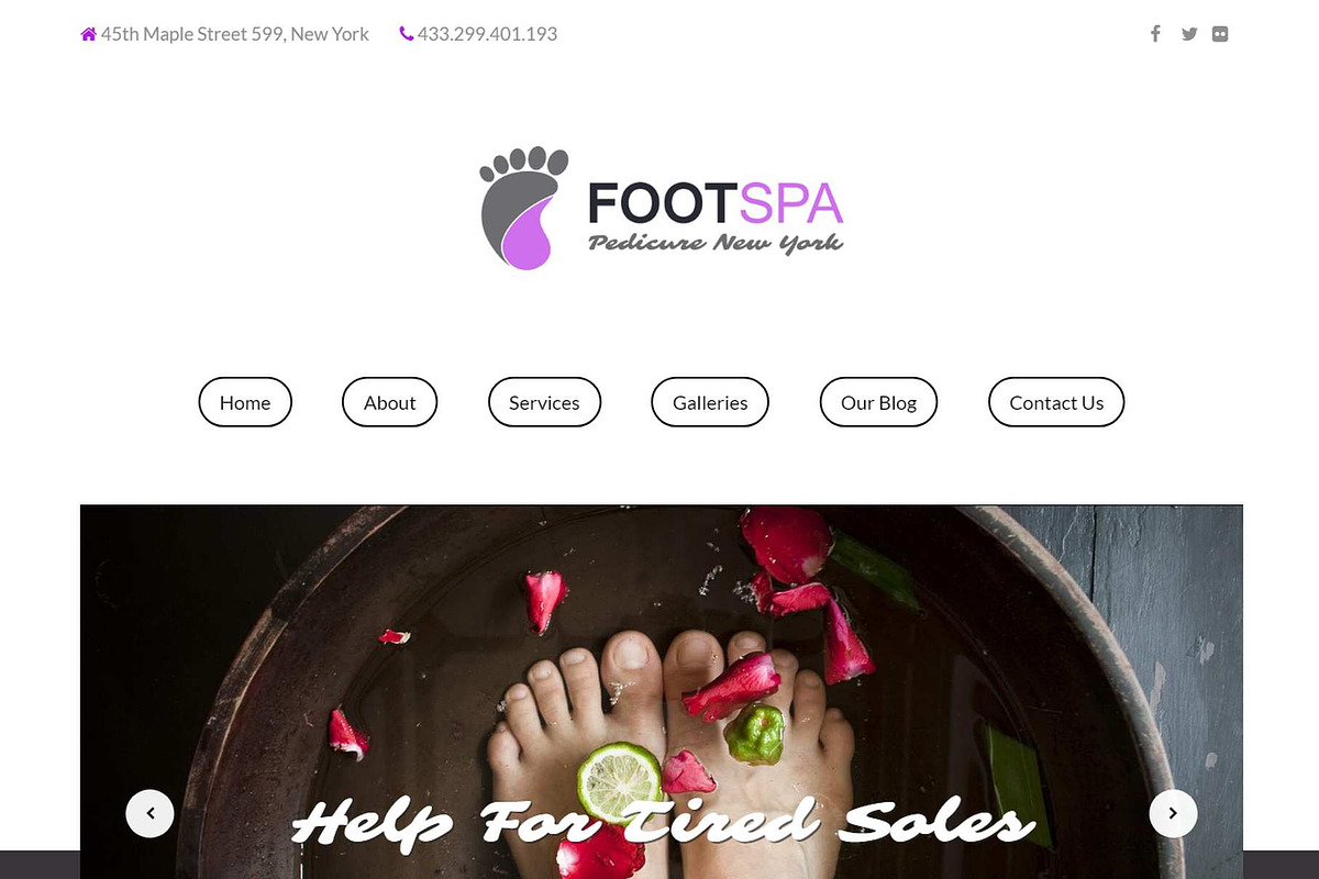 Footspa - Foot Care WordPress Theme in WordPress Themes - product preview 8