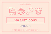 Line Icons – Baby