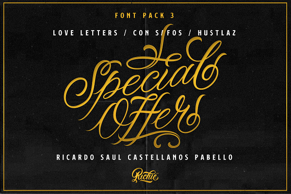 Special Offer x Font Pack 3