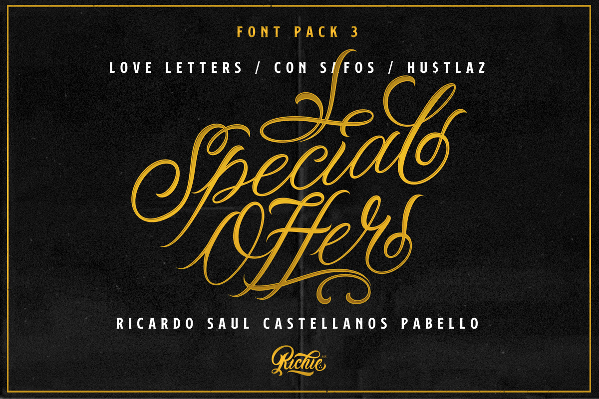 Special Offer x Font Pack 3 in Blackletter Fonts - product preview 8