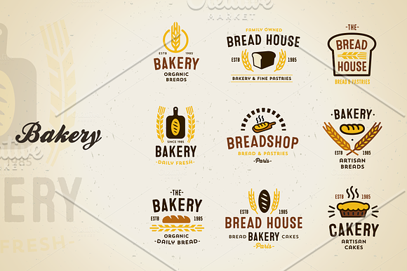 Bakery Vector Set in Illustrations - product preview 4