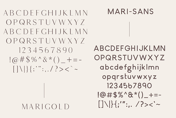 Marigold - Font duo and logo set in Serif Fonts - product preview 7