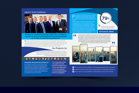 Company Bi-Fold Brochure in Brochure Templates - product preview 2