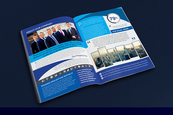 Company Bi-Fold Brochure in Brochure Templates - product preview 3
