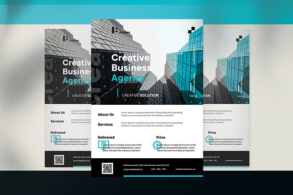 Business Corporate Flyer Template in Flyer Templates - product preview 1