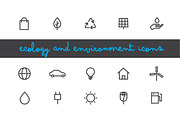 Ecology and Environment Icons