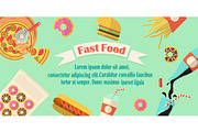 Fast food banner/flyer