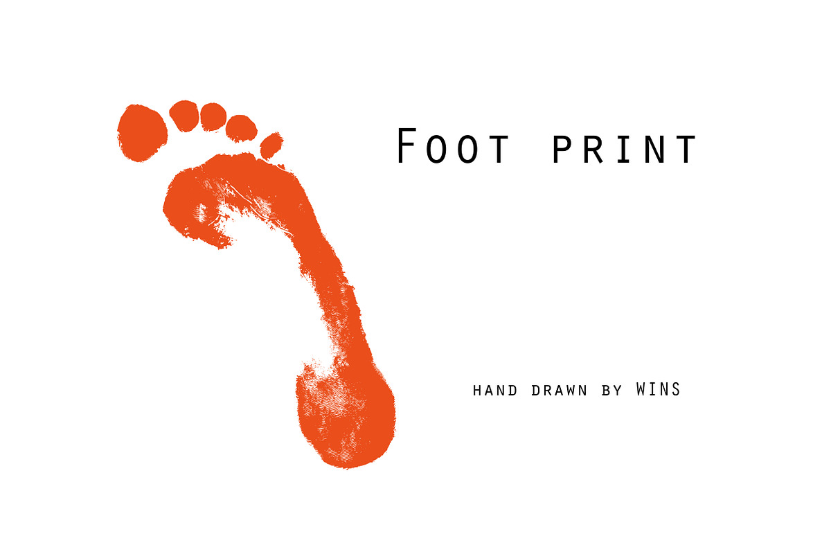 Foot print in Illustrations - product preview 8