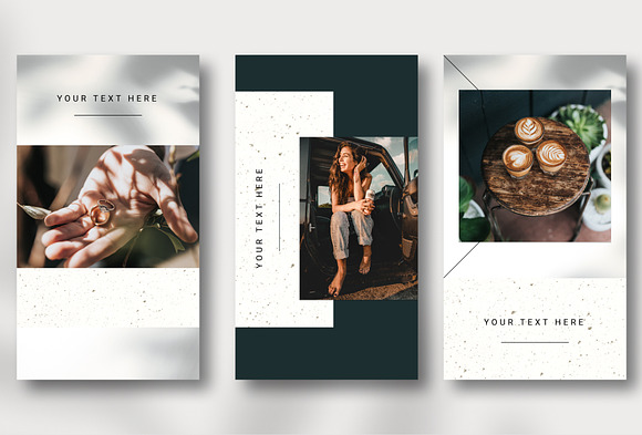 GREEN INSPIRE Instagram Templates in Instagram Templates - product preview 7