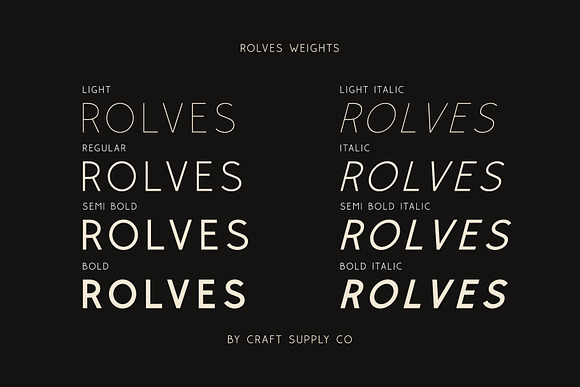 Rolves - Sans Serif Font Family in Sans-Serif Fonts - product preview 1
