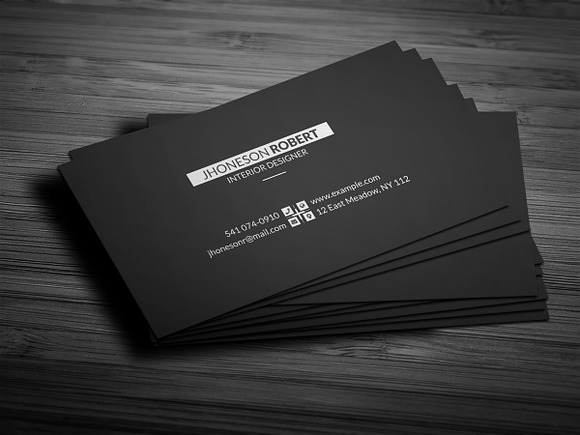 Minimal Business Card in Business Card Templates - product preview 2