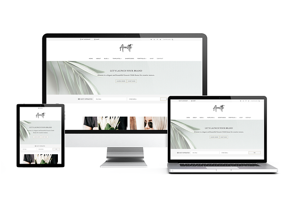 Portfolio Business Genesis theme An in WordPress Business Themes - product preview 2