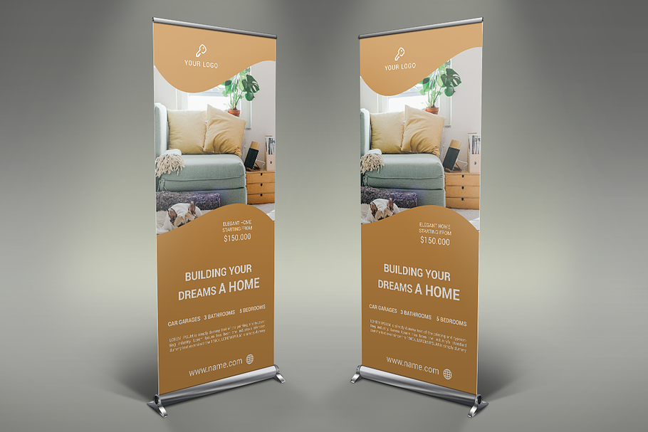 Real Estate - Roll Up Banner