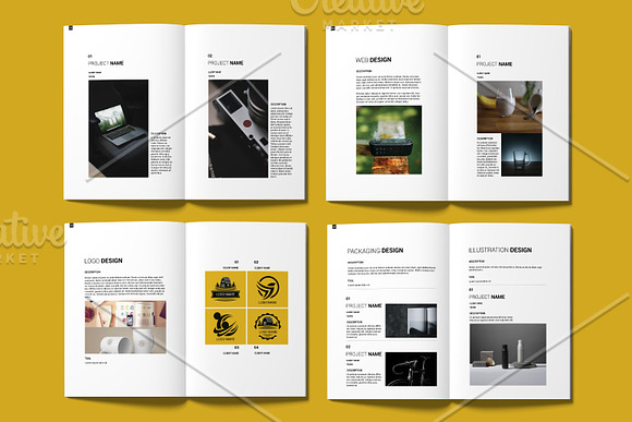 Portfolio Template - V01 in Brochure Templates - product preview 2